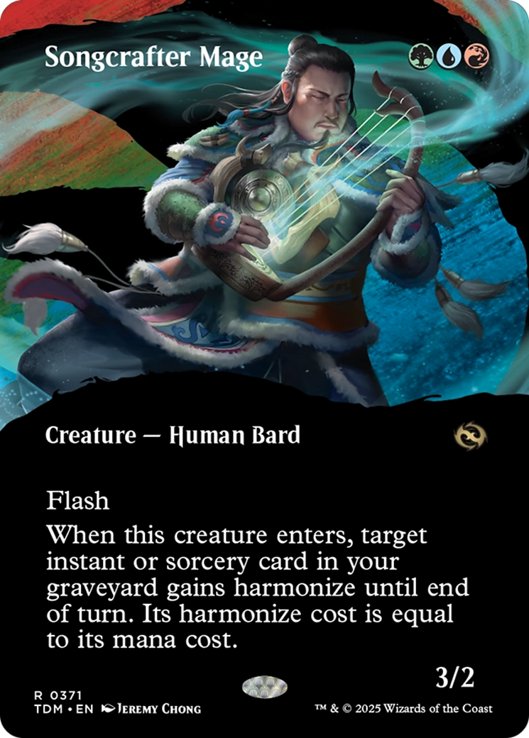 Image of Songcrafter Mage (Borderless) [Tarkir: Dragonstorm]