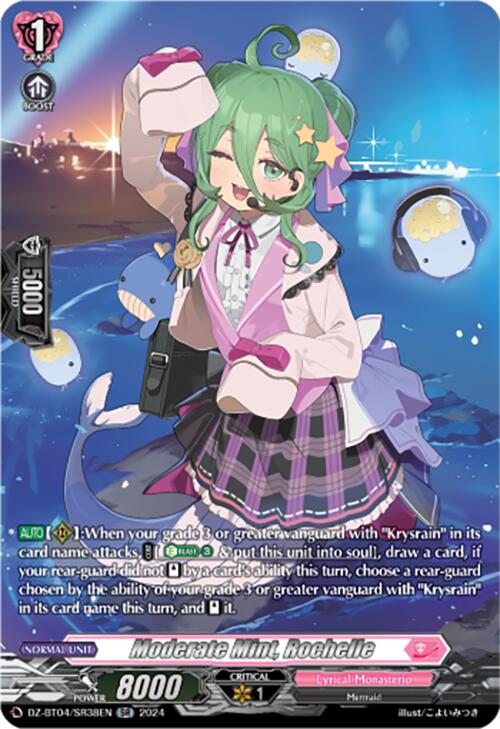Image of Moderate Mint, Rochelle (DZ-BT04/SR38EN) [Destined Showdown]