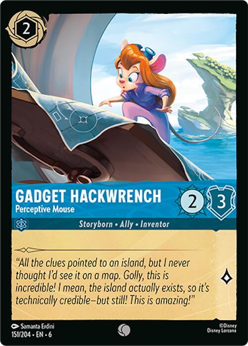 Image of Gadget Hackwrench - Perceptive Mouse (151/204) [Azurite Sea]