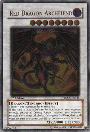 Image of Red Dragon Archfiend [TDGS-EN041] Ultimate Rare
