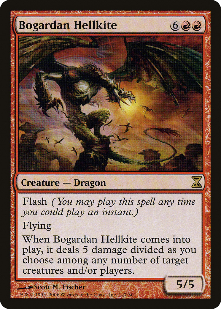 Image of Bogardan Hellkite [Time Spiral]