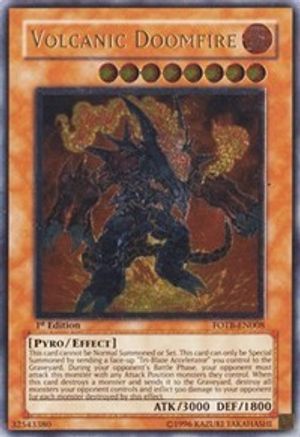 Image of Volcanic Doomfire [FOTB-EN008] Ultimate Rare