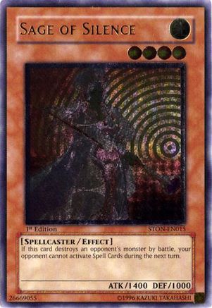 Image of Sage of Silence [STON-EN015] Ultimate Rare