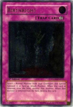 Image of Birthright [STON-EN057] Ultimate Rare