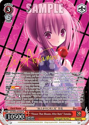 Image of Flower That Blooms After Rain Tomoka (Grk/WS02-E078SP SP) [Dengeki Bunko]