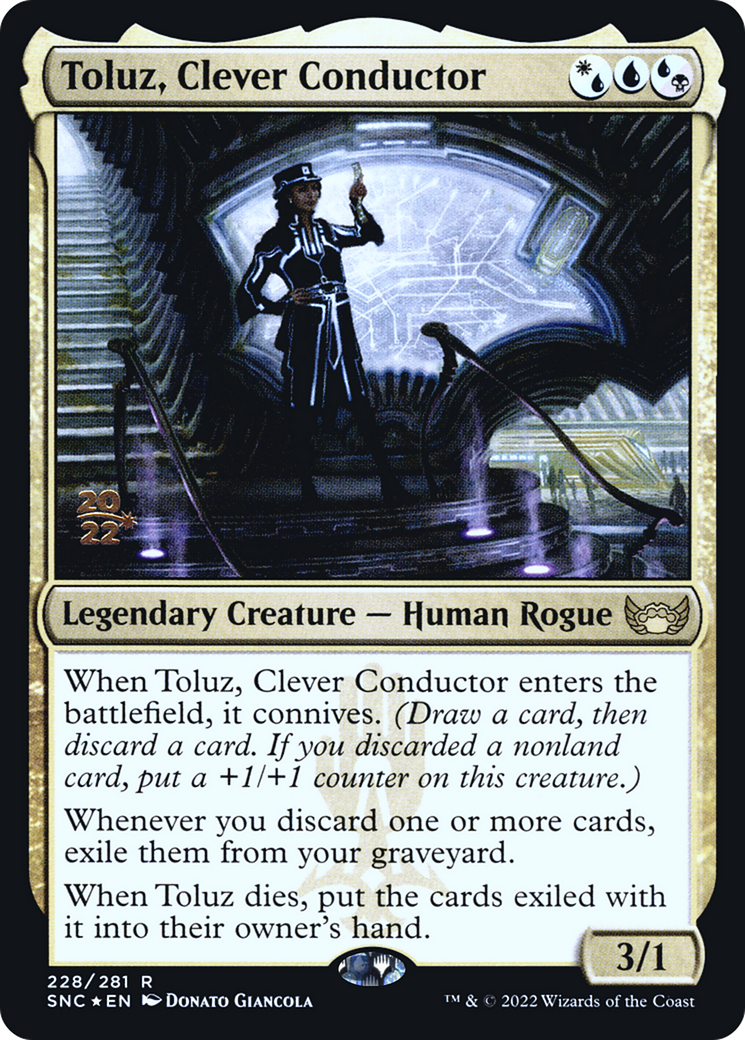 Image of Toluz, Clever Conductor [Streets of New Capenna Prerelease Promos]