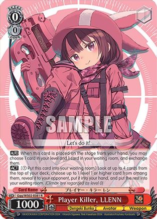 Image of Player Killer, LLENN (Ggg/WS02-E081 R) [Dengeki Bunko]