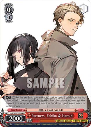 Image of Partners, Echika & Harold (Gyf/WS02-E089 U) [Dengeki Bunko]