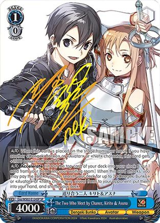 Image of The Two Who Meet by Chance, Kirito & Asuna (Gso/WS02-E124SP SP) [Dengeki Bunko]