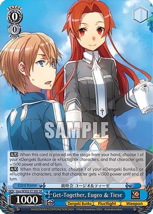 Image of Get-Together, Eugeo & Tiese (Gso/WS02-E138S SR) [Dengeki Bunko]