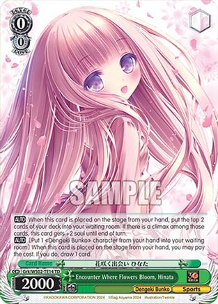 Image of Encounter Where Flowers Bloom, Hinata (Grk/WS02-TE14 TD) [Dengeki Bunko]