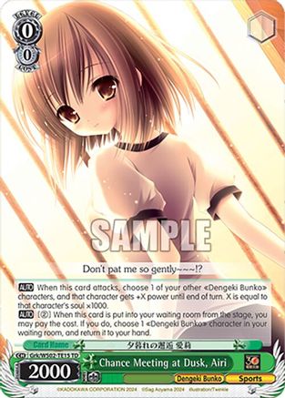 Image of Chance Meeting at Dusk, Airi (Grk/WS02-TE15 TD) [Dengeki Bunko]