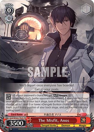 Image of The Misfit, Anos (Gmf/WS02-TE25 TD) [Dengeki Bunko]