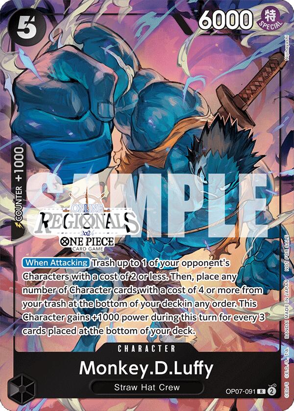 Image of Monkey.D.Luffy (Online Regional 2024 Vol. 3) [One Piece Promotion Cards]