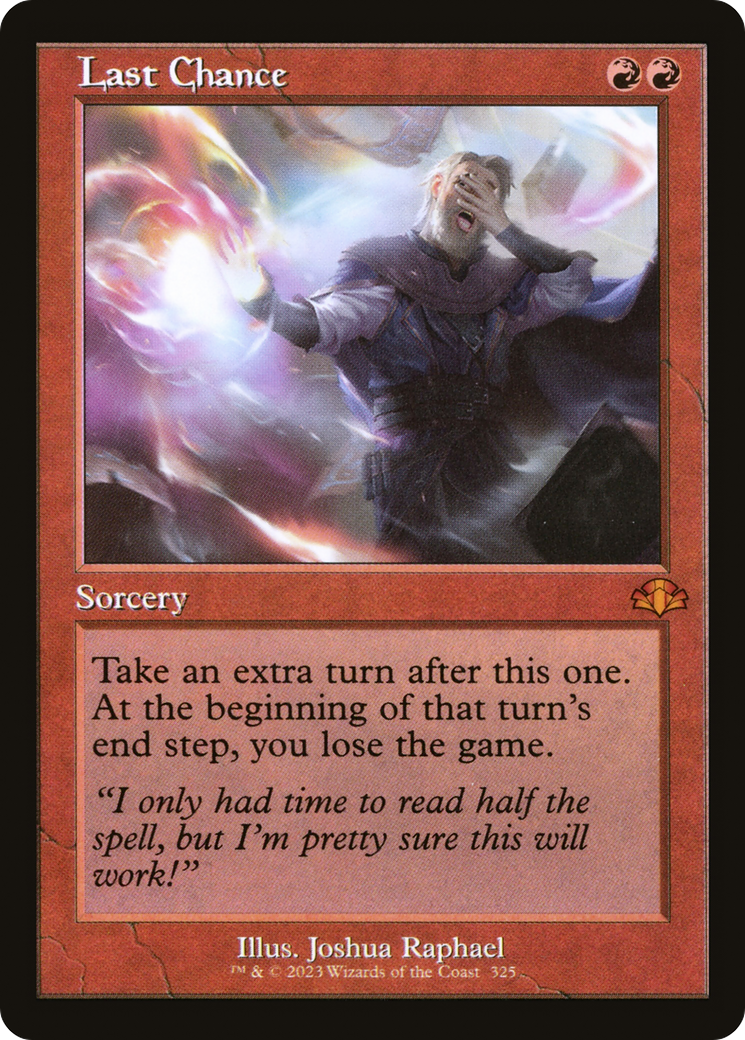Image of Last Chance (Retro) [Dominaria Remastered]