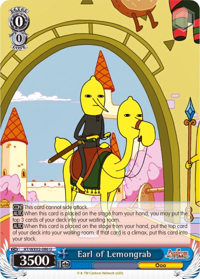 Image of Earl of Lemongrab (AT/WX02-086 U) [Adventure Time]