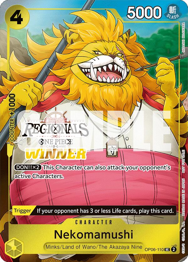 Image of Nekomamushi (Offline Regional 2024 Vol. 3) [Winner] [One Piece Promotion Cards]