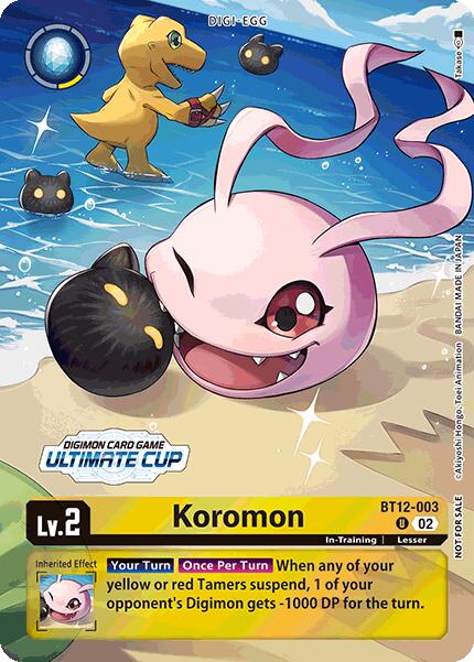 Image of Koromon [BT12-003] (Ultimate Cup 2024) [Across Time]