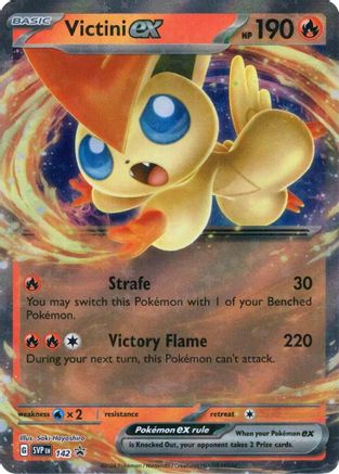Image of Victini ex (SVP142) [Scarlet & Violet: Black Star Promos]