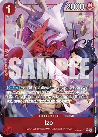Image of Izo (OP03-003) (Alternate Art) [Premium Booster -The Best-]