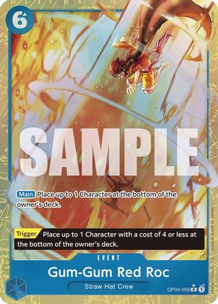 Image of Gum-Gum Red Roc (Alternate Art) [Premium Booster -The Best-]