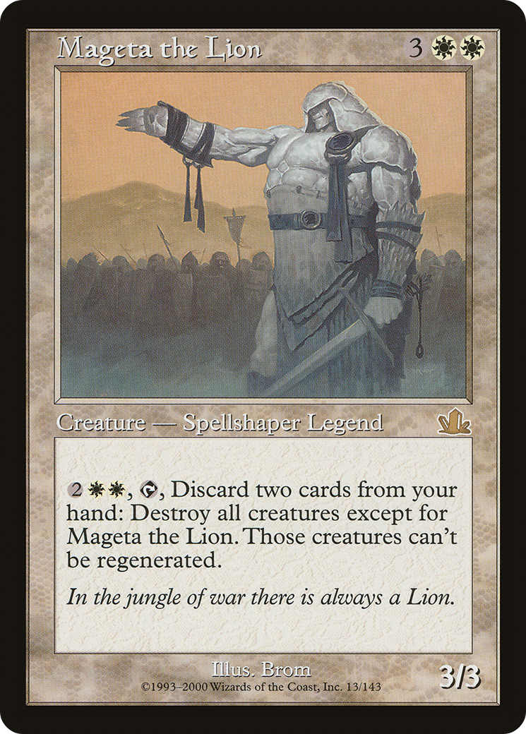 Image of Mageta the Lion [Prophecy]