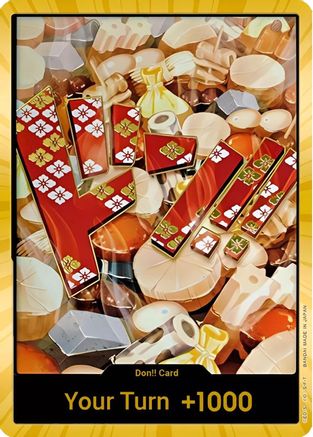 Image of DON!! Card (Oden) (Gold) [Premium Booster -The Best-]