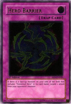 Image of Hero Barrier [EEN-EN049] Ultimate Rare
