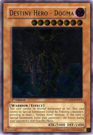 Image of Destiny Hero - Dogma [POTD-EN014] Ultimate Rare
