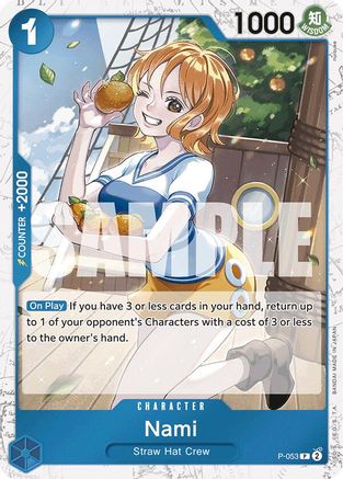 Image of Nami (P-053) (Jolly Roger Foil) [Premium Booster -The Best-]