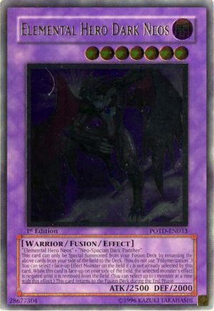Image of Elemental Hero Dark Neos [POTD-EN033] Ultimate Rare