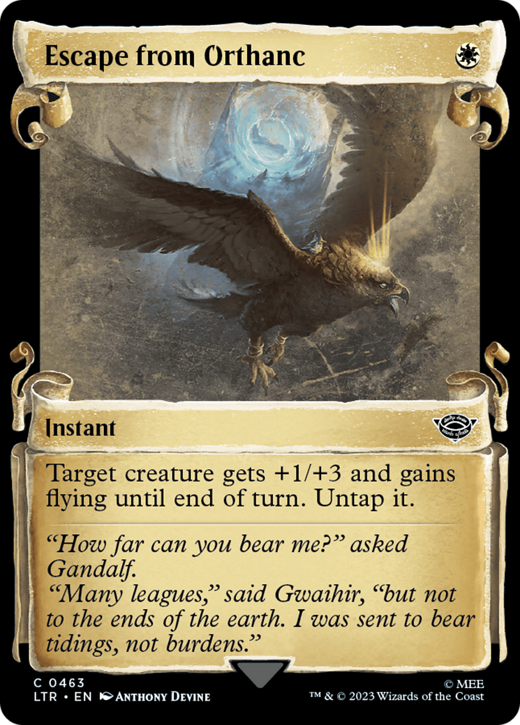 Image of Escape from Orthanc [The Lord of the Rings: Tales of Middle-Earth Showcase Scrolls]