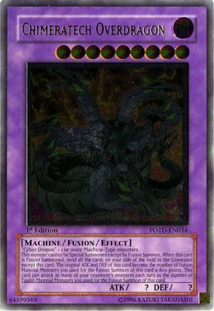 Image of Chimeratech Overdragon [POTD-EN034] Ultimate Rare