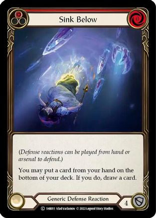 Image of Sink Below (Red) [1HB011] (History Pack 1 Bravo Blitz Deck)