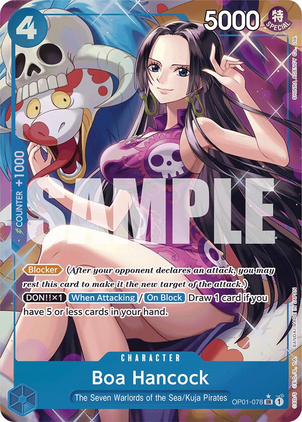 Image of Boa Hancock (OP01-078) (Alternate Art) [Premium Booster -The Best-]