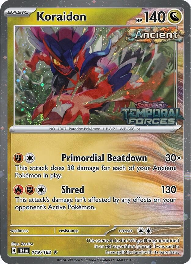 Image of Koraidon (119/162) (European Promo) [Miscellaneous Cards]