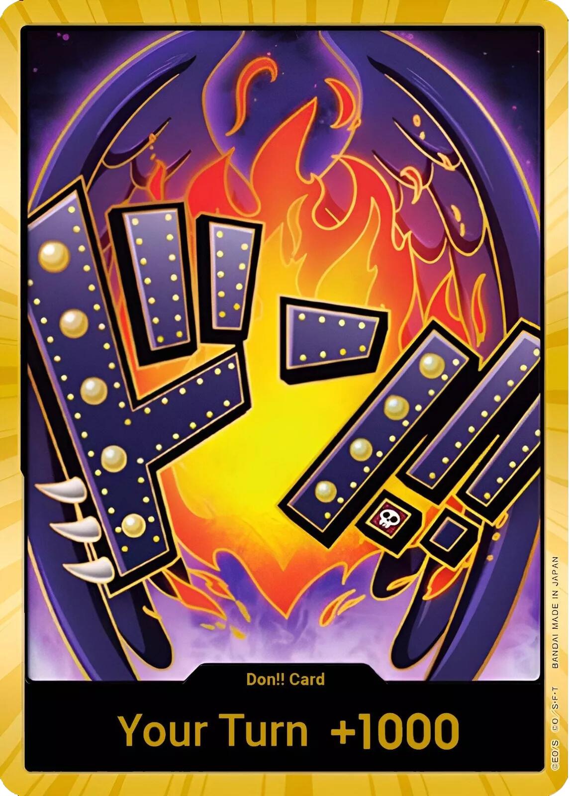 Image of DON!! Card (King) (Gold) [Premium Booster -The Best-]