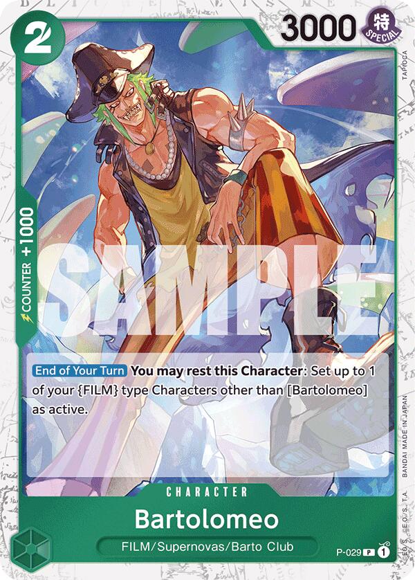 Image of Bartolomeo (P-029) (Jolly Roger Foil) [Premium Booster -The Best-]
