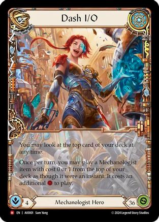 Image of Dash I/O [AIO001] (Armory Deck: Dash)