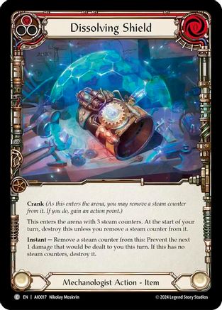 Image of Dissolving Shield (Red) [AIO017] (Armory Deck: Dash)