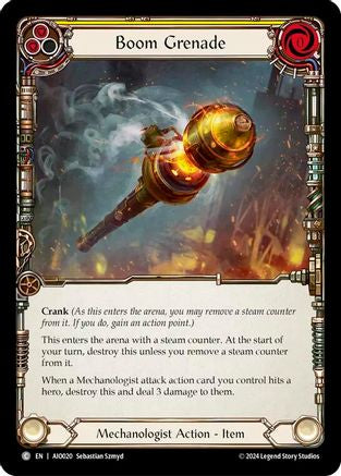 Image of Boom Grenade (Yellow) [AIO020] (Armory Deck: Dash)