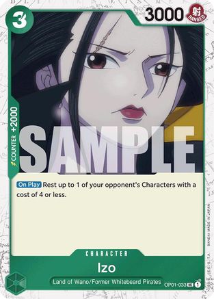 Image of Izo (OP01-033) (Jolly Roger Foil) [Premium Booster -The Best-]