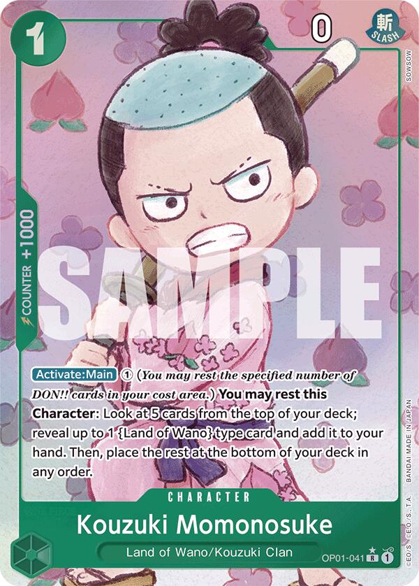 Image of Kouzuki Momonosuke (Alternate Art) [Premium Booster -The Best-]