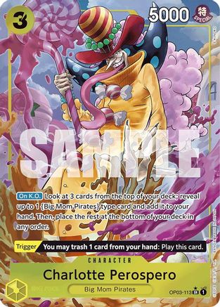 Image of Charlotte Perospero (Alternate Art) [Premium Booster -The Best-]