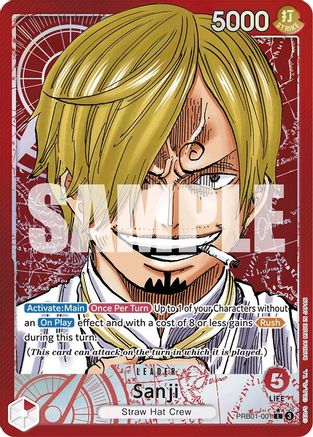 Image of Sanji (PRB01-001) (Alternate Art) [Premium Booster -The Best-]