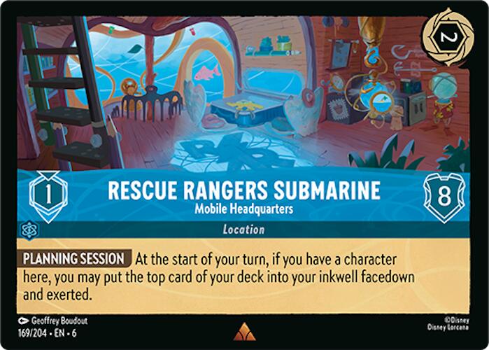 Image of Rescue Rangers Submarine - Mobile Headquarters (169/204) [Azurite Sea]