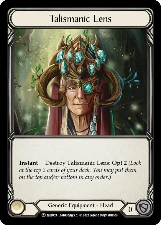 Image of Talismanic Lens [1HK003] (Historic Pack 1 Blitz Deck: Kano)