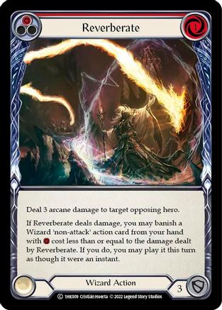 Image of Reverberate (Red) [1HK009] (Historic Pack 1 Blitz Deck: Kano)