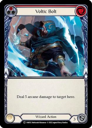 Image of Voltic Bolt (Red) [1HK012] (Historic Pack 1 Blitz Deck: Kano)