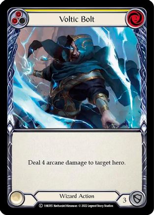 Image of Voltic Bolt (Yellow) [1HK015] (Historic Pack 1 Blitz Deck: Kano)